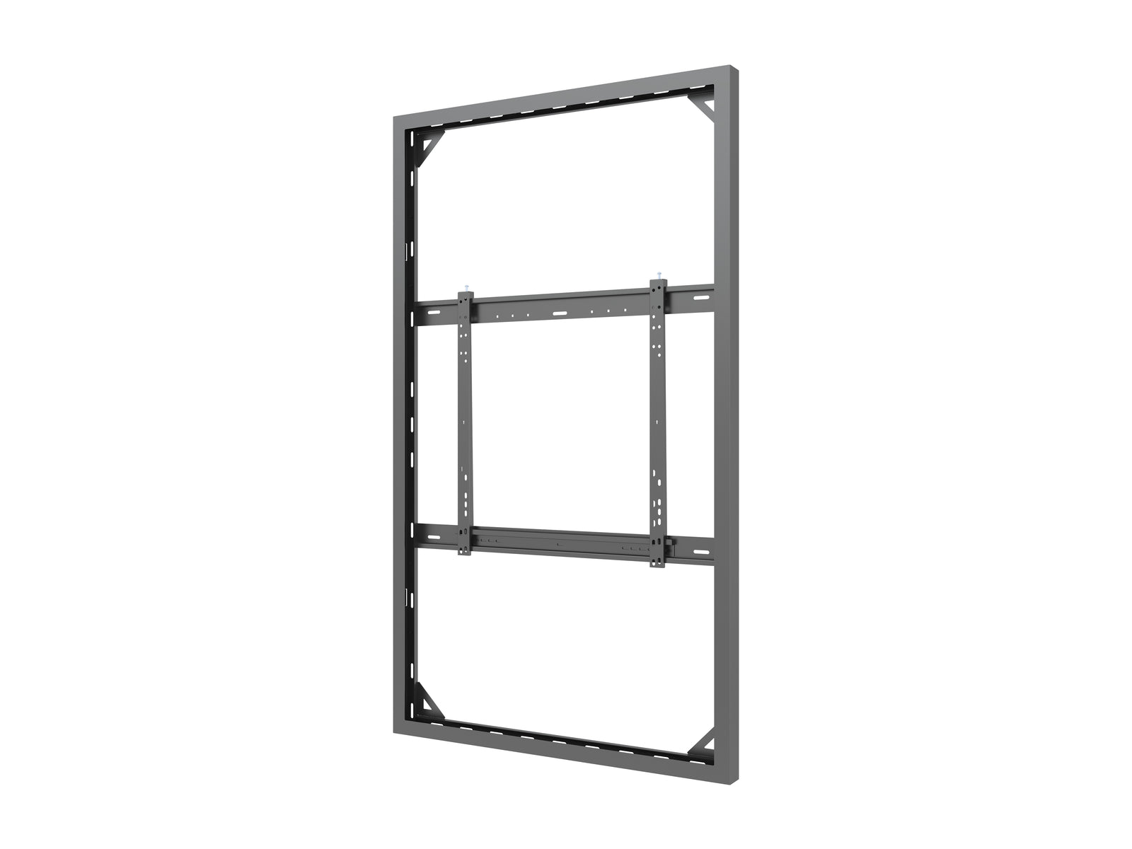 Multibrackets M Pro Series Enclosure 75" Wall Slim Medium Black Signage Display Enclosures Multibrackets