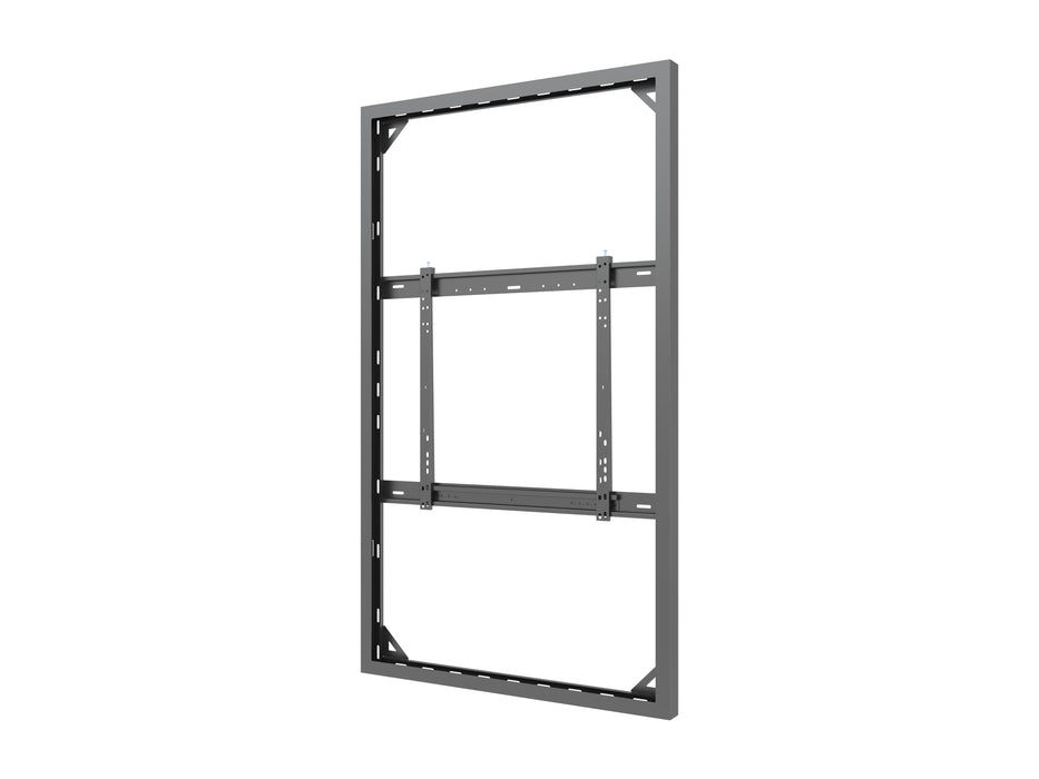 Multibrackets M Pro Series Enclosure 75" Wall Slim Medium Black Signage Display Enclosures Multibrackets