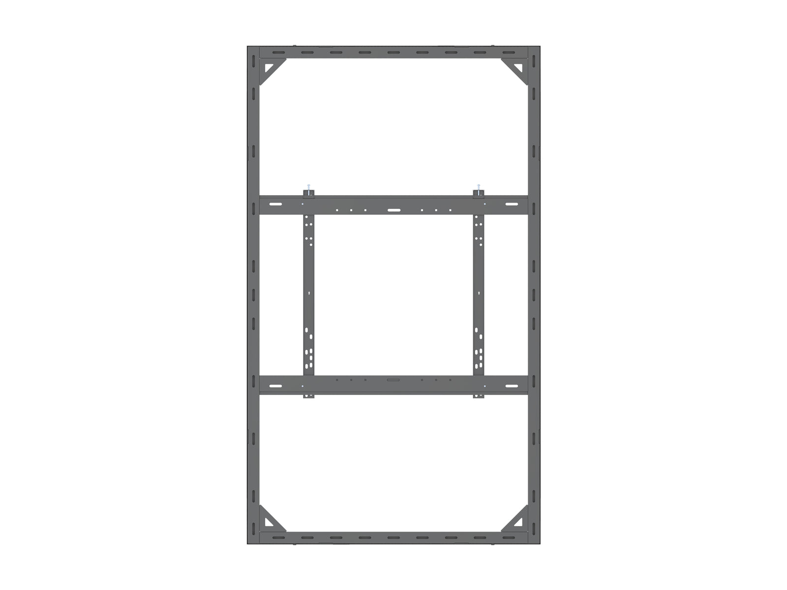Multibrackets M Pro Series Enclosure 75" Wall Slim Medium Black Signage Display Enclosures Multibrackets