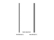 Multibrackets M Pro Series Enclosure 75" Wall Slim Medium Black Signage Display Enclosures Multibrackets