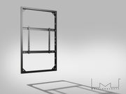 Multibrackets M Pro Series Enclosure 75" Wall Slim Medium Black Signage Display Enclosures Multibrackets