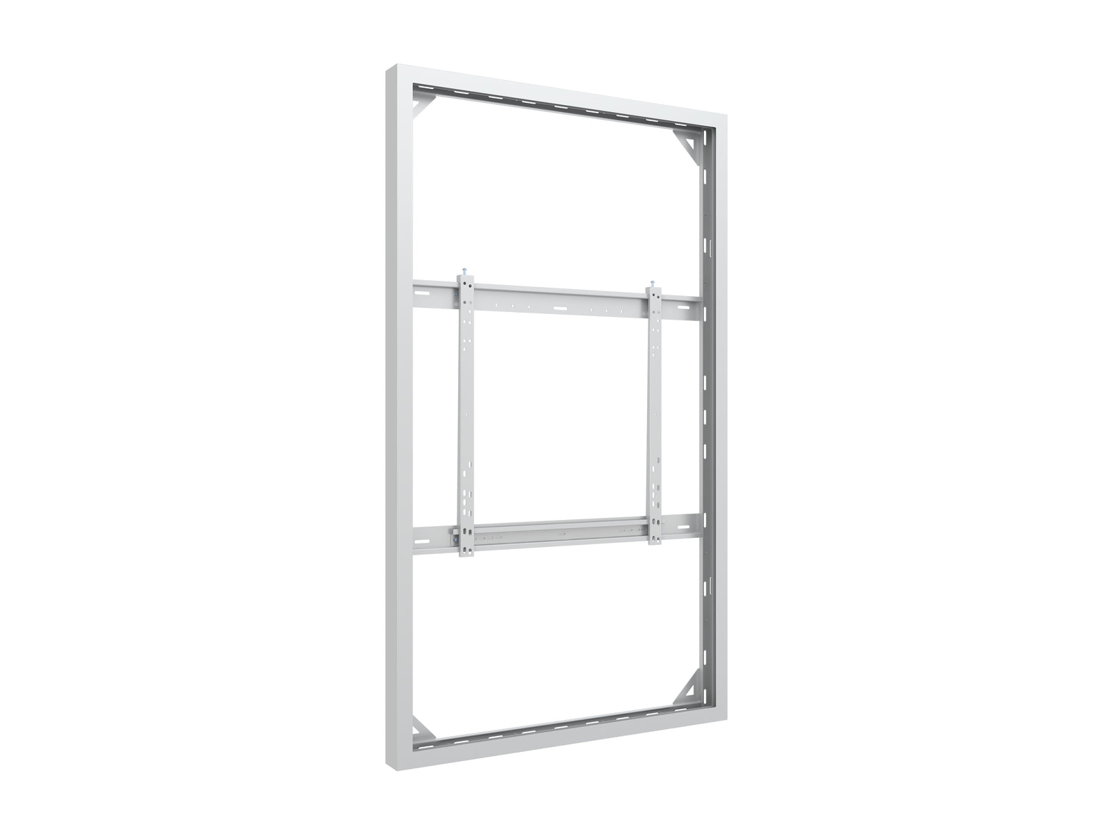 Multibrackets M Pro Series Enclosure 75" Wall Slim Medium White Signage Display Enclosures Multibrackets