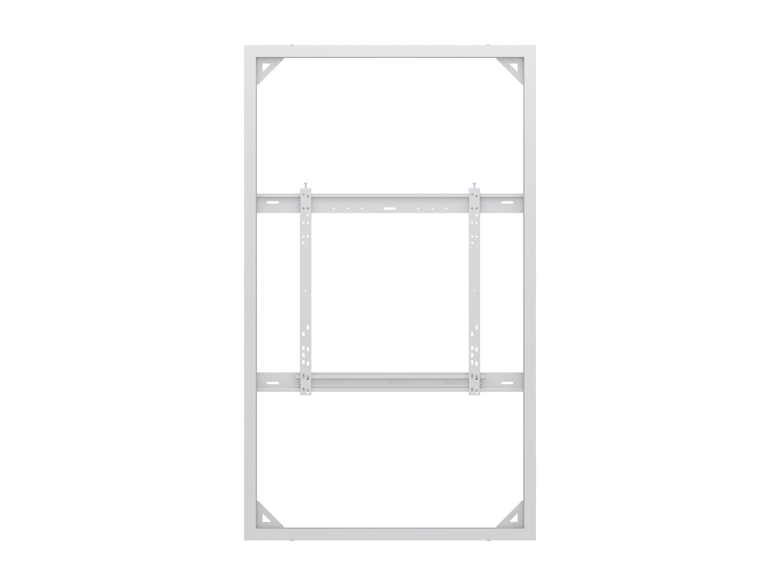Multibrackets M Pro Series Enclosure 75" Wall Slim Medium White Signage Display Enclosures Multibrackets