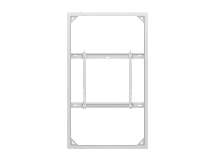 Multibrackets M Pro Series Enclosure 75" Wall Slim Medium White Signage Display Enclosures Multibrackets