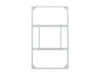 Multibrackets M Pro Series Enclosure 75" Wall Slim Medium White Signage Display Enclosures Multibrackets