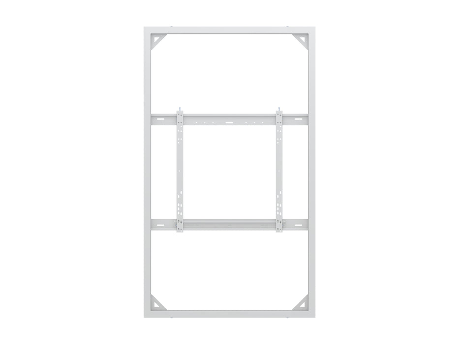 Multibrackets M Pro Series Enclosure 75" Wall Slim Medium White Signage Display Enclosures Multibrackets