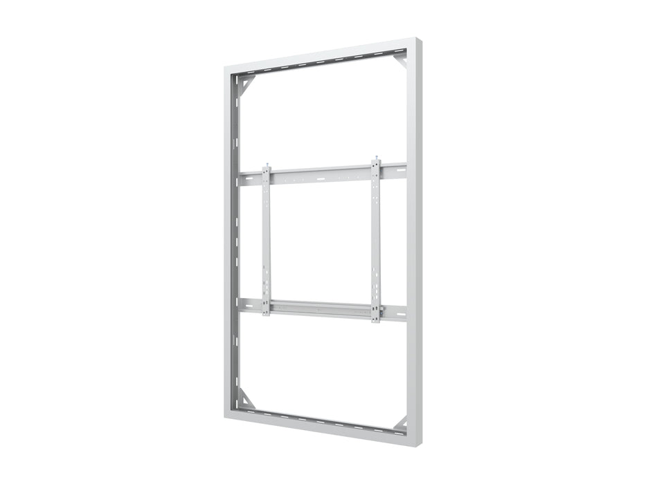 Multibrackets M Pro Series Enclosure 75" Wall Slim Medium White Signage Display Enclosures Multibrackets