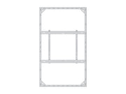 Multibrackets M Pro Series Enclosure 75" Wall Slim Medium White Signage Display Enclosures Multibrackets