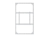 Multibrackets M Pro Series Enclosure 75" Wall Slim Medium White Signage Display Enclosures Multibrackets