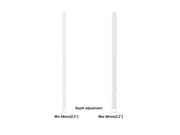 Multibrackets M Pro Series Enclosure 75" Wall Slim Medium White Signage Display Enclosures Multibrackets