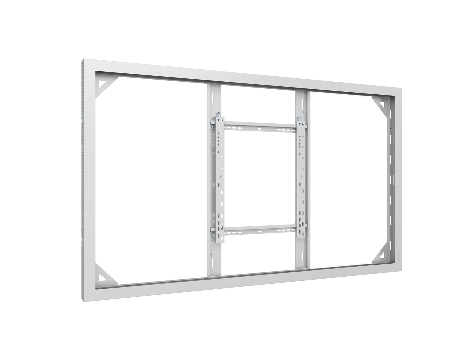 Multibrackets M Pro Series Enclosure 75" Wall Slim Medium White Signage Display Enclosures Multibrackets