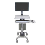 Ergotron 24-198-055 WorkFit-C, Single LD Sit-Stand Workstation | Mobile Desk Workstation
