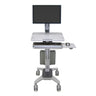 Ergotron 24-198-055 WorkFit-C, Single LD Sit-Stand Workstation | Mobile Desk Workstation