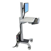 Ergotron 24-198-055 WorkFit-C, Single LD Sit-Stand Workstation | Mobile Desk Workstation Mobile Trolley Ergotron