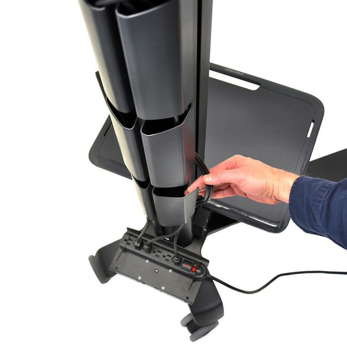 Ergotron Neo-Flex® Mobile MediaCenter LD - Capacity 11.3–22.7 kg | 24-190-085 Mobile Trolley Ergotron