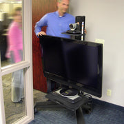Ergotron Neo-Flex® Mobile MediaCenter LD - Capacity 11.3–22.7 kg | 24-190-085 Mobile Trolley Ergotron