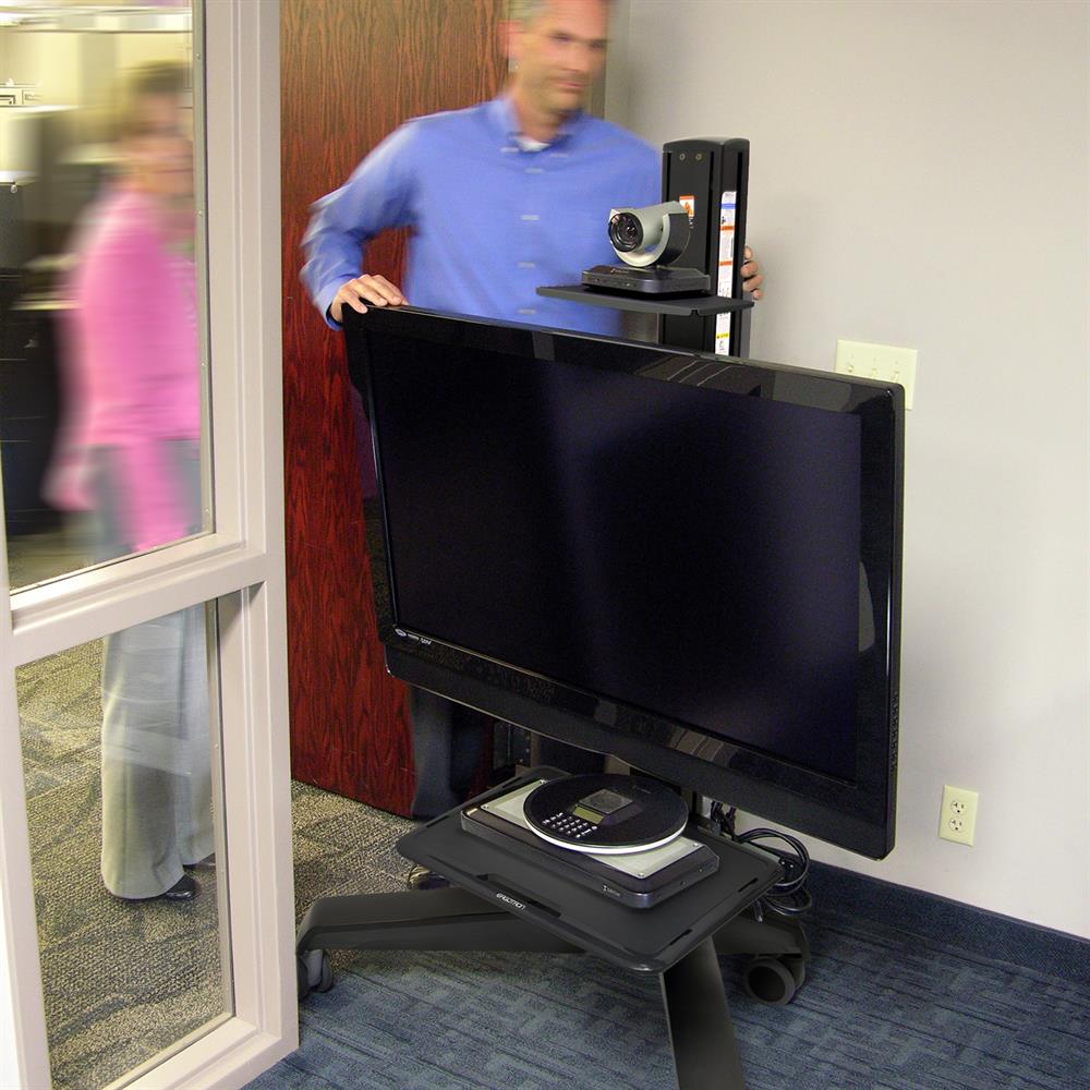Ergotron Neo-Flex® Mobile MediaCenter UHD - Capacity 40.8–54.4 kg | 24-192-085 Mobile Trolley Ergotron