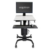 Ergotron 24-216-085 WorkFit-C, Single HD Sit-Stand Workstation | For Heavy Display (7.3–12.7 KG Monitor)