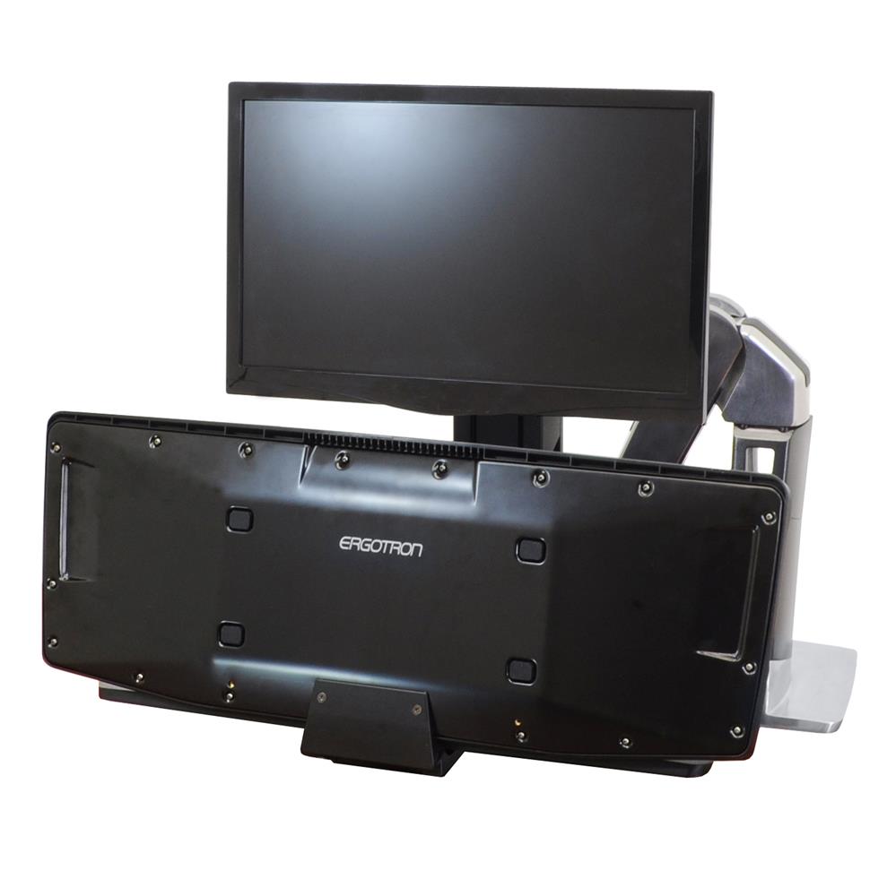 Ergotron 24-317-026 WorkFit-A, Single LD Workstation with Worksurface | Sit-Stand Desk Arm Monitor Arm Desk Mount Ergotron