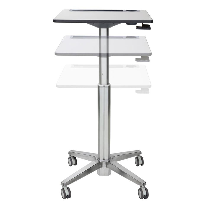 Ergotron 24-481-003 LearnFit® Adjustable Standing Desk, Tall | 84 - 125cm Mobile Trolley Ergotron