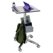 Ergotron 24-547-003 LearnFit® Sit-Stand Desk, Short | 74 - 114cm Mobile Trolley Ergotron