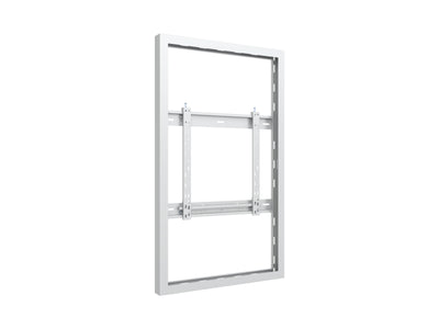 Multibrackets M Pro Series Enclosure 50" Wall Slim Medium White Signage Display Enclosures Multibrackets