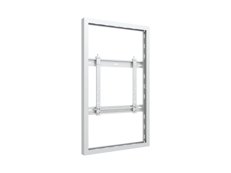 Multibrackets M Pro Series Enclosure 50" Wall Slim Medium White Signage Display Enclosures Multibrackets