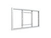 Multibrackets M Pro Series Enclosure 50" Wall Slim Medium White Signage Display Enclosures Multibrackets