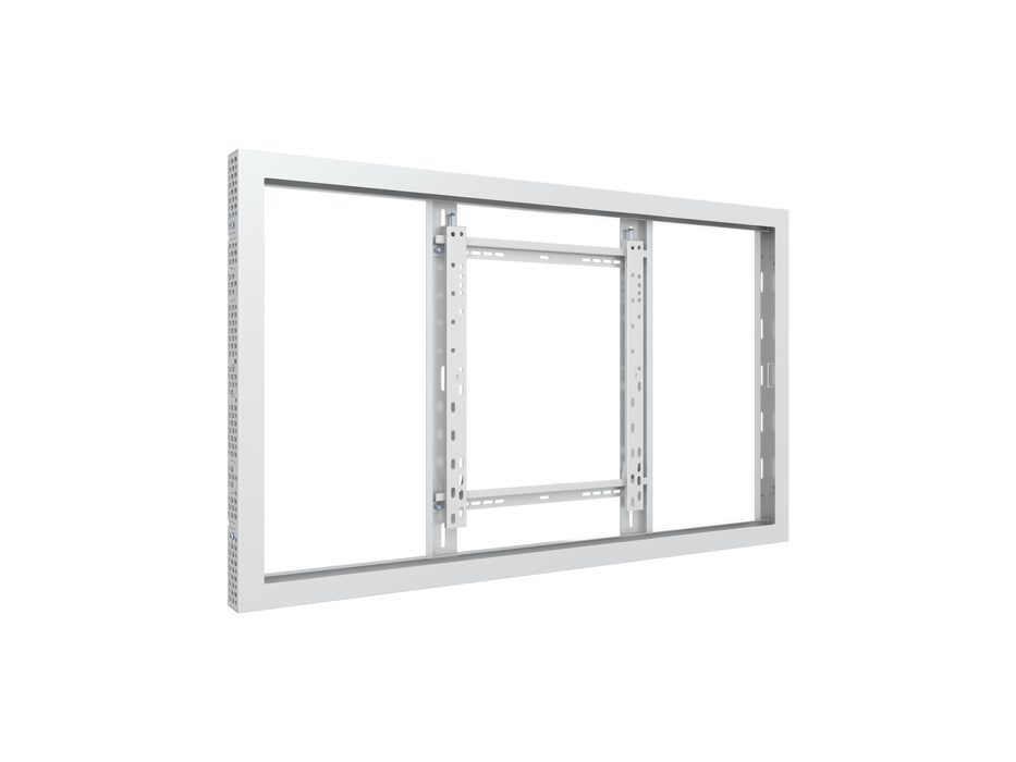 Multibrackets M Pro Series Enclosure 50" Wall Slim Medium White Signage Display Enclosures Multibrackets