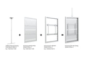 Multibrackets M Pro Series Enclosure 50" Wall Slim Medium White Signage Display Enclosures Multibrackets