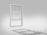 Multibrackets M Pro Series Enclosure 50" Wall Slim Medium White Signage Display Enclosures Multibrackets