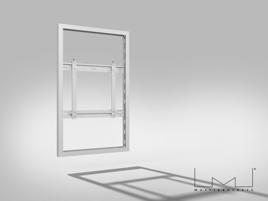 Multibrackets M Pro Series Enclosure 50" Wall Slim Medium White Signage Display Enclosures Multibrackets