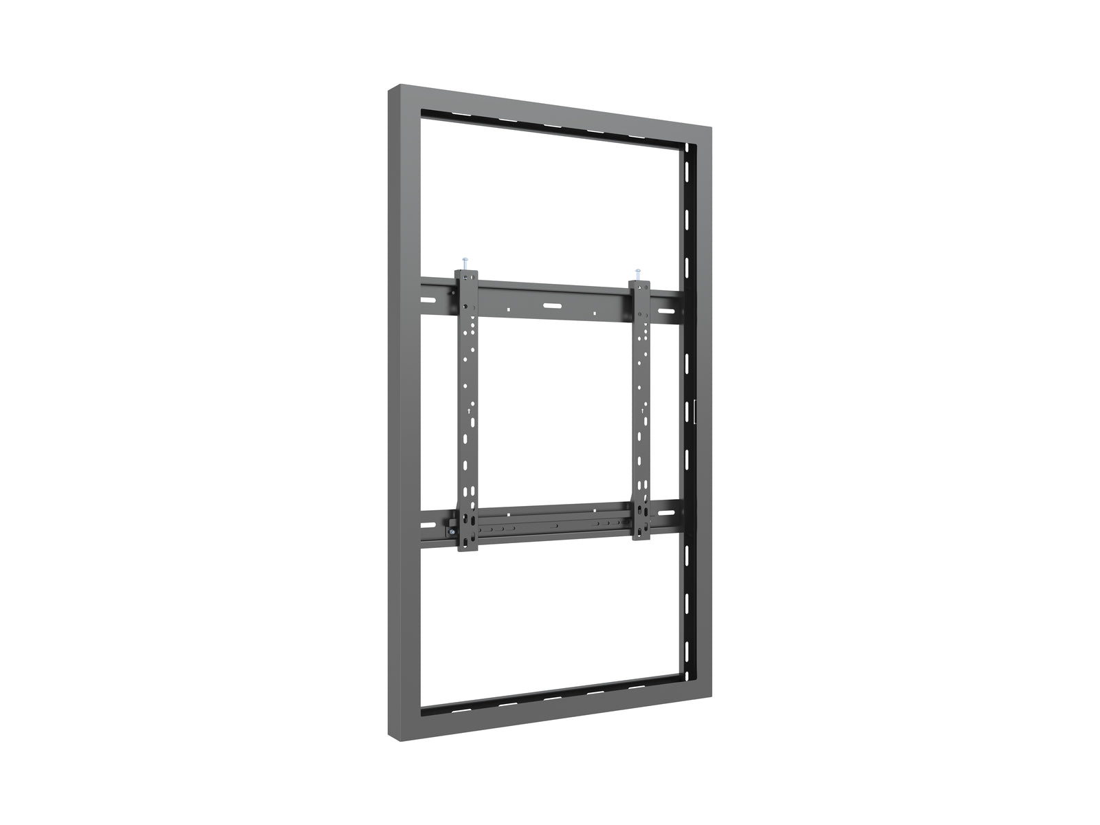 Multibrackets M Pro Series Enclosure 50" Wall Slim Medium Black Signage Display Enclosures Multibrackets