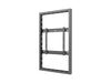 Multibrackets M Pro Series Enclosure 50" Wall Slim Medium Black Signage Display Enclosures Multibrackets
