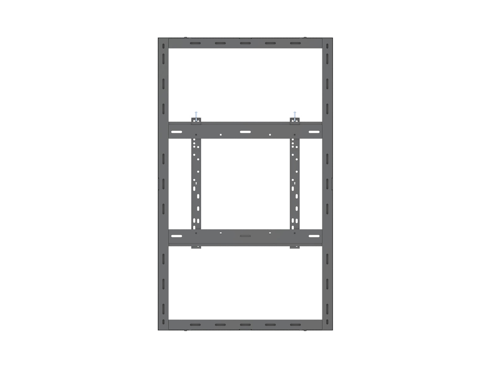 Multibrackets M Pro Series Enclosure 50" Wall Slim Medium Black Signage Display Enclosures Multibrackets