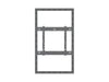 Multibrackets M Pro Series Enclosure 50" Wall Slim Medium Black Signage Display Enclosures Multibrackets