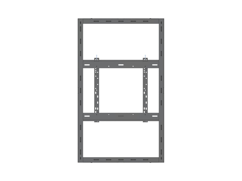 Multibrackets M Pro Series Enclosure 50" Wall Slim Medium Black Signage Display Enclosures Multibrackets