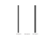 Multibrackets M Pro Series Enclosure 50" Wall Slim Medium Black Signage Display Enclosures Multibrackets