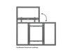 Multibrackets M Pro Series Enclosure 50" Wall Slim Medium Black Signage Display Enclosures Multibrackets