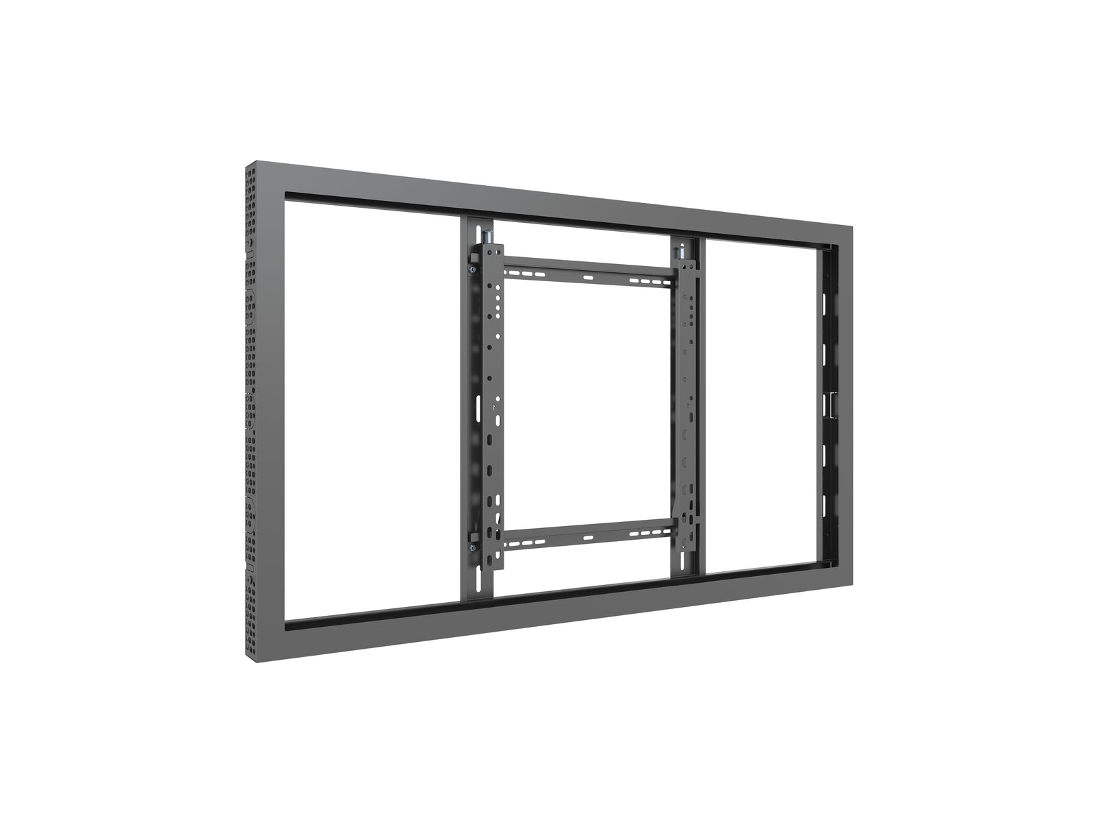 Multibrackets M Pro Series Enclosure 50" Wall Slim Medium Black Signage Display Enclosures Multibrackets