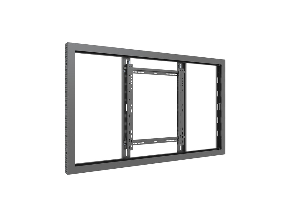 Multibrackets M Pro Series Enclosure 50" Wall Slim Medium Black Signage Display Enclosures Multibrackets