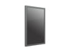 Multibrackets M Pro Series Enclosure 50" Wall Slim Medium Black Signage Display Enclosures Multibrackets