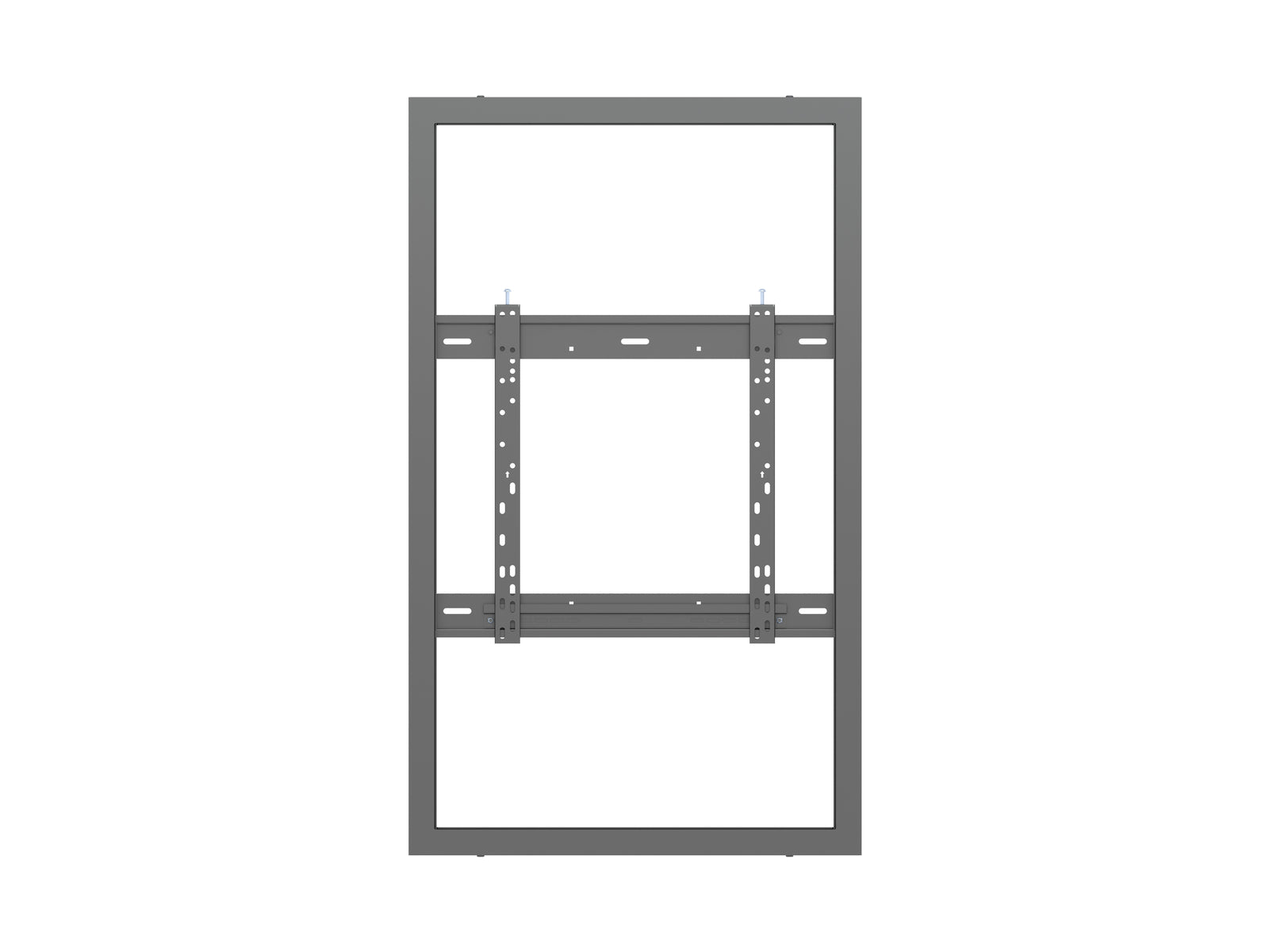 Multibrackets M Pro Series Enclosure 50" Wall Slim Medium Black Signage Display Enclosures Multibrackets