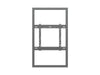 Multibrackets M Pro Series Enclosure 50" Wall Slim Medium Black Signage Display Enclosures Multibrackets