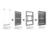Multibrackets M Pro Series Enclosure 50" Wall Slim Medium Black Signage Display Enclosures Multibrackets