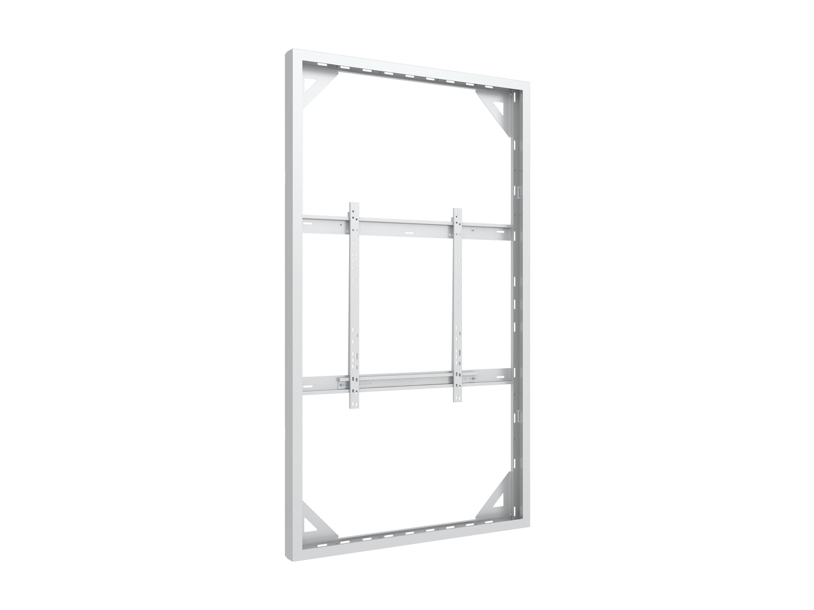 Multibrackets M Pro Series Enclosure 85" Wall Slim Large White Signage Display Enclosures Multibrackets
