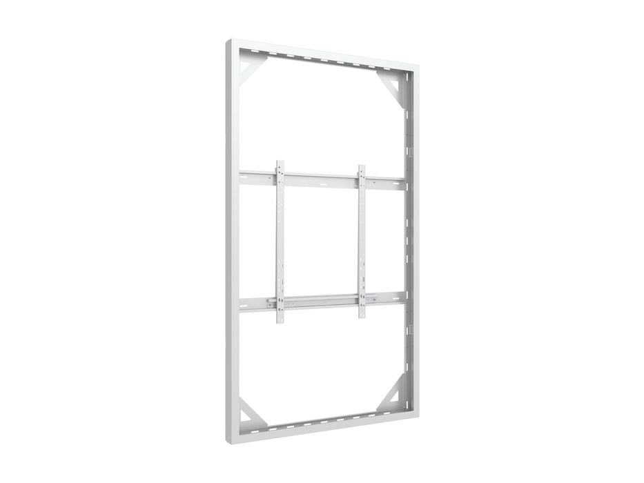 Multibrackets M Pro Series Enclosure 85" Wall Slim Large White Signage Display Enclosures Multibrackets