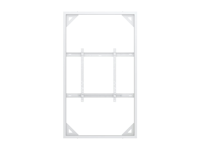 Multibrackets M Pro Series Enclosure 85" Wall Slim Large White Signage Display Enclosures Multibrackets