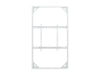 Multibrackets M Pro Series Enclosure 85" Wall Slim Large White Signage Display Enclosures Multibrackets