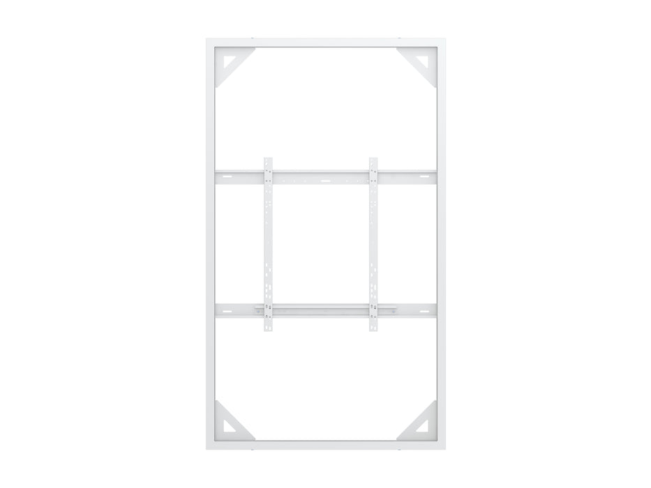 Multibrackets M Pro Series Enclosure 85" Wall Slim Large White Signage Display Enclosures Multibrackets